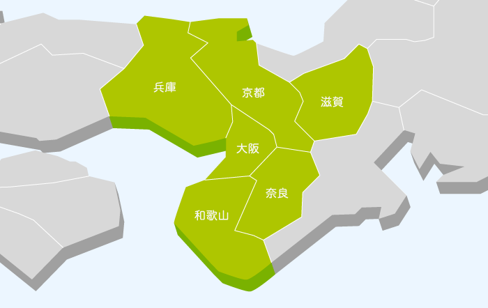 日本地図のイラスト