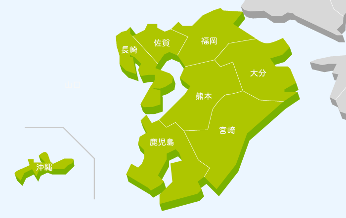 日本地図のイラスト